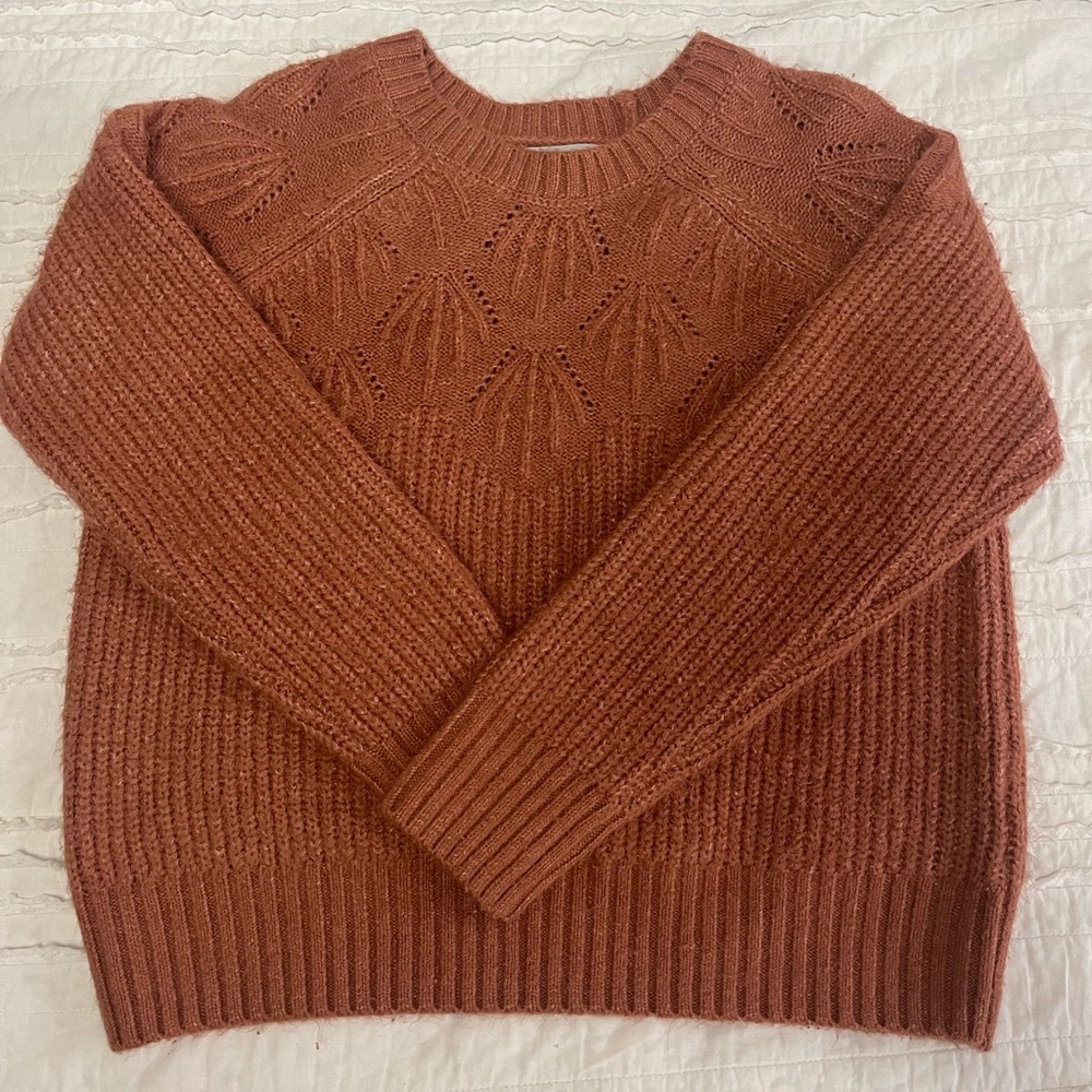 Rust Knit Women's Sweater